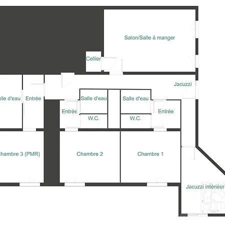 Maison 3 Chambres, 3 Sdb, Terrasse, Piscine, *